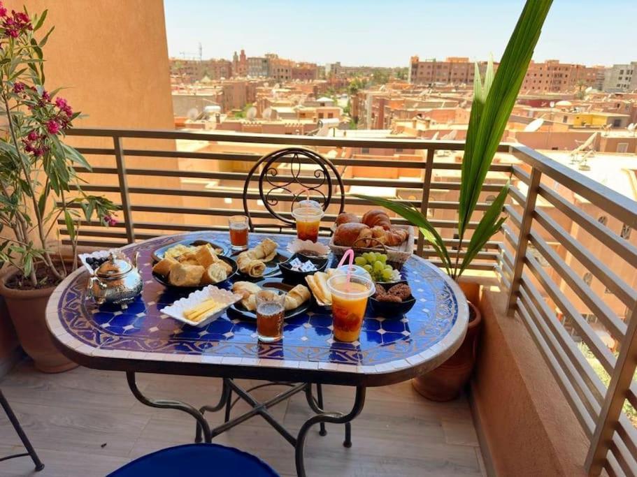 Appart Majorelle Terrasse Wifi Centre Ville Marrakesh Exterior foto